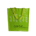 Gots Oeko-Tex 100 Promotional PP Coated Custom Printed Recycled Eco TNT Grocery Handle PP Woven Bag
